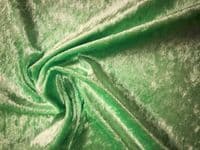 Crushed Velvet Velour Fabric Material - MINT